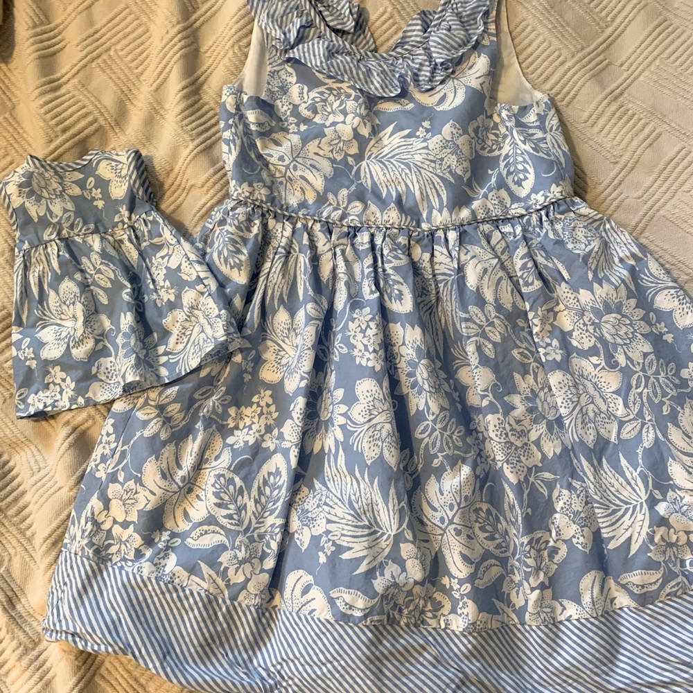 Matching Doll and Me Dresses girls size 8